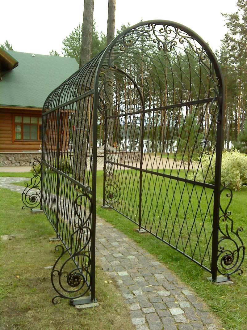Кованые перголы+для роз