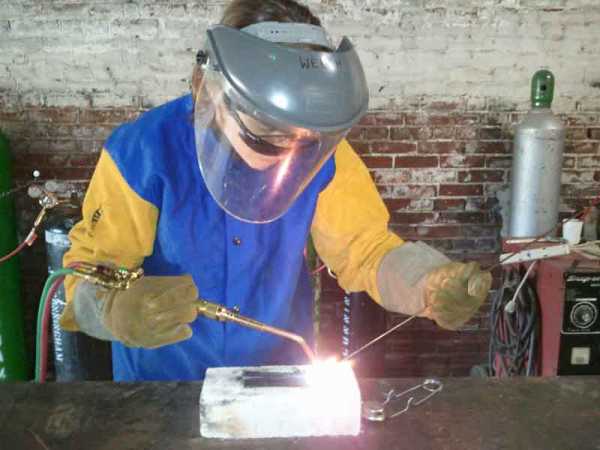 Процесс газовой сварки