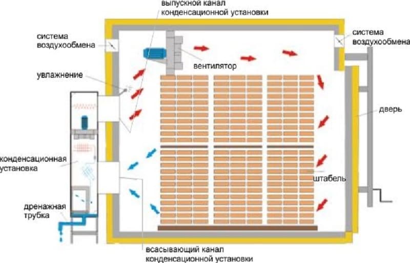 Устройство сушильной камеры Устройство сушильной камеры