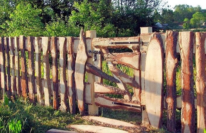 Самый простой вариант забора Самый простой вариант забора