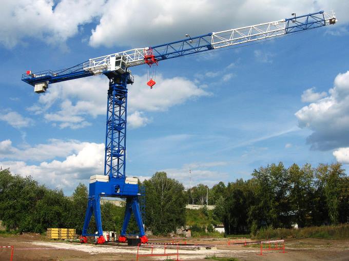 Рельсовый стреловой кран Рельсовый стреловой кран
